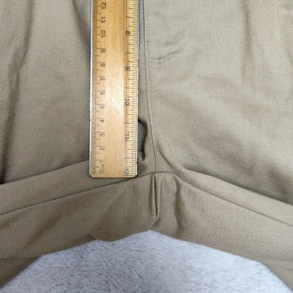Vintage Polo Ralph Lauren Pants Mens 30x28 Beige Chino Pleated Straight Classic